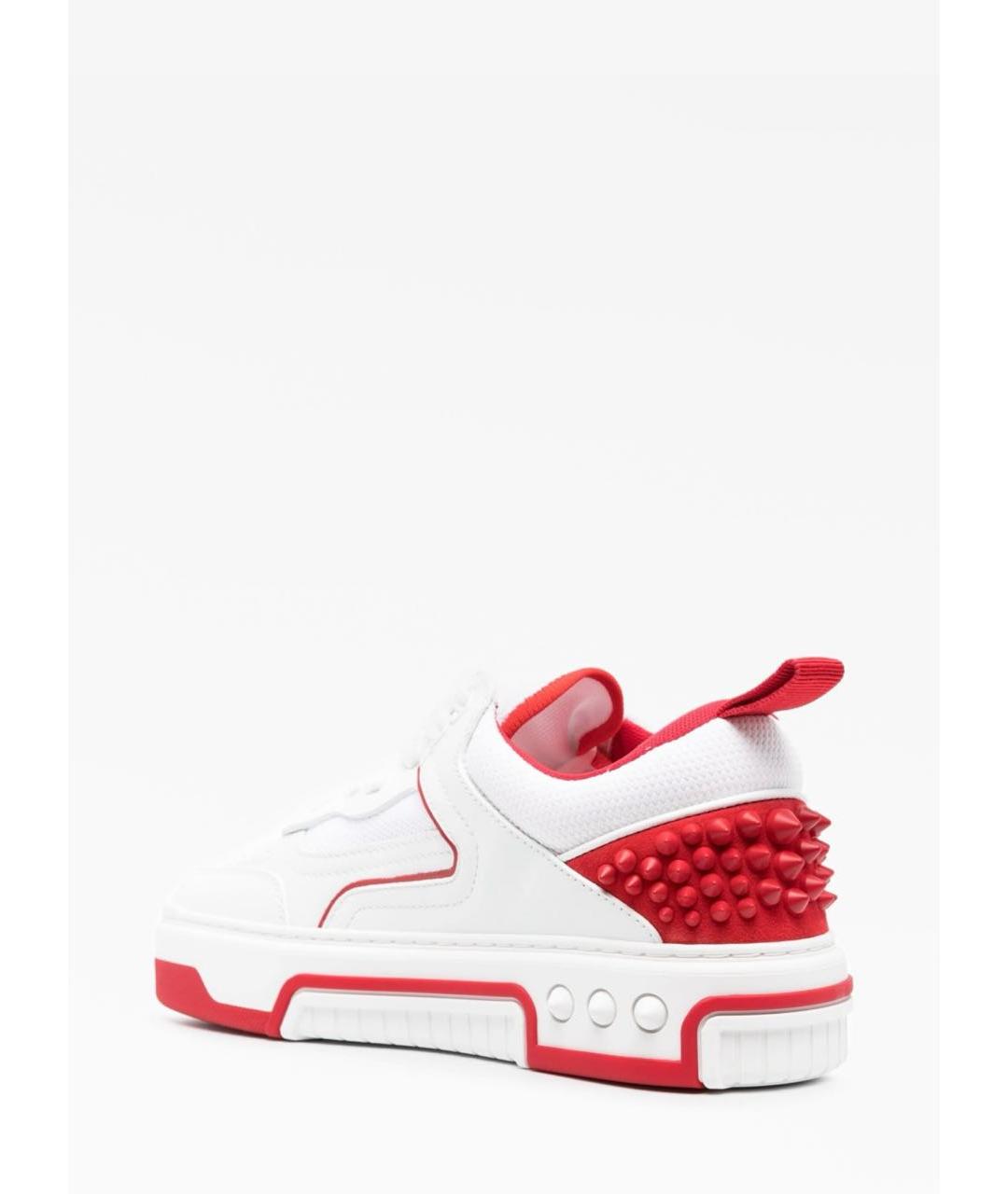 CHRISTIAN LOUBOUTIN Белые кожаные кроссовки, фото 4