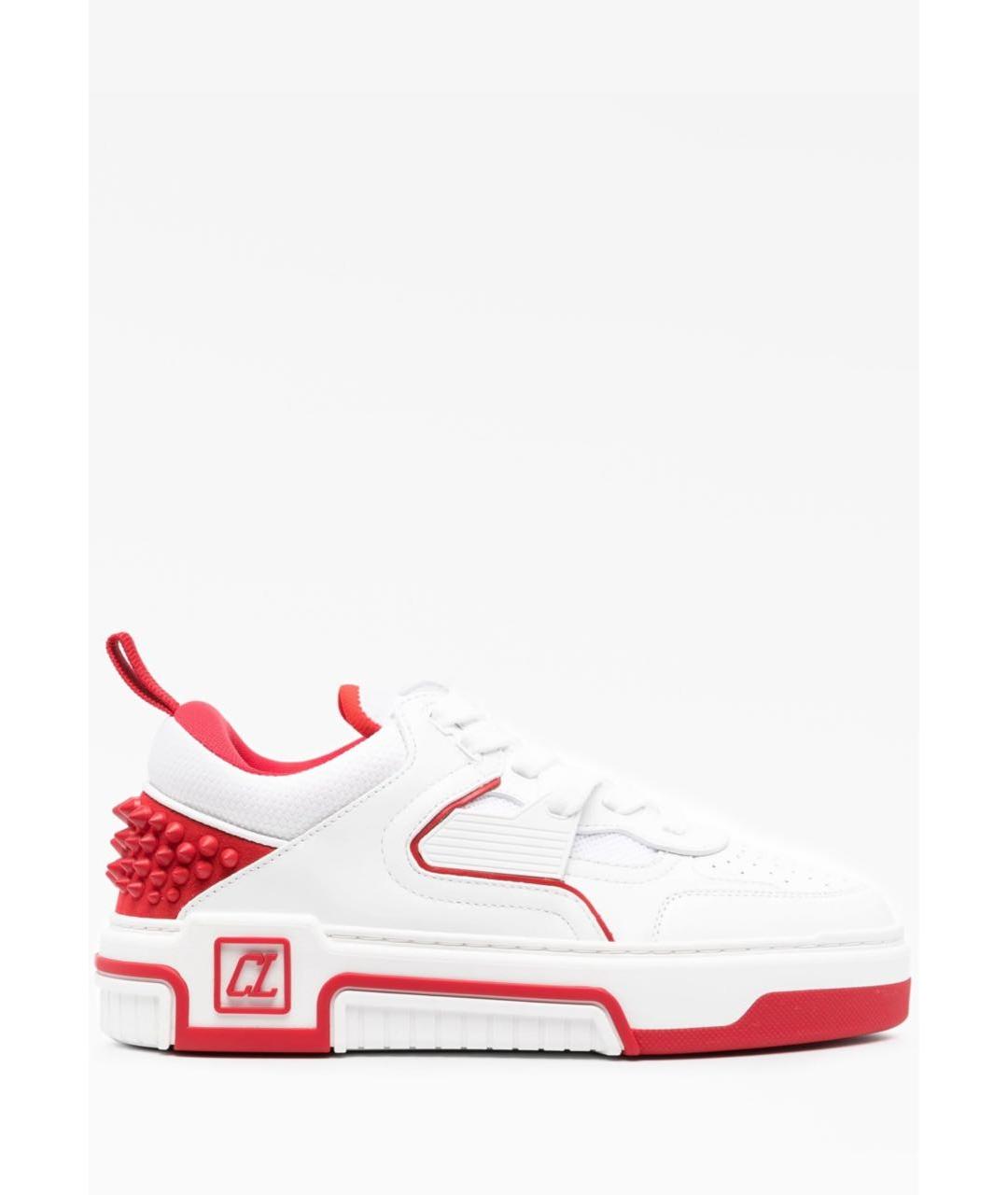 CHRISTIAN LOUBOUTIN Белые кожаные кроссовки, фото 5