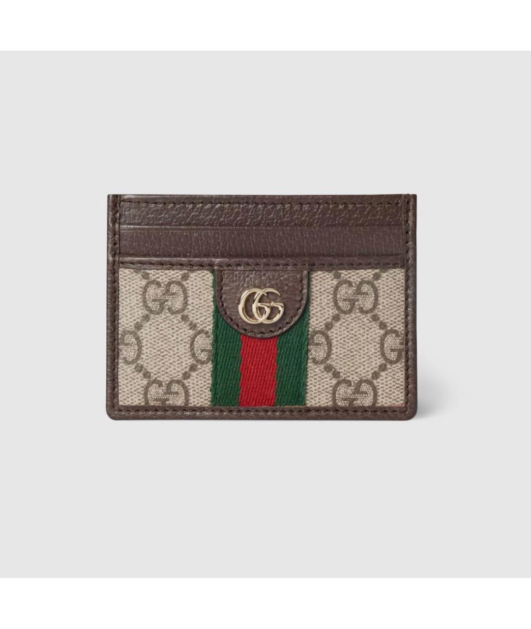 GUCCI Коричневый кардхолдер, фото 5
