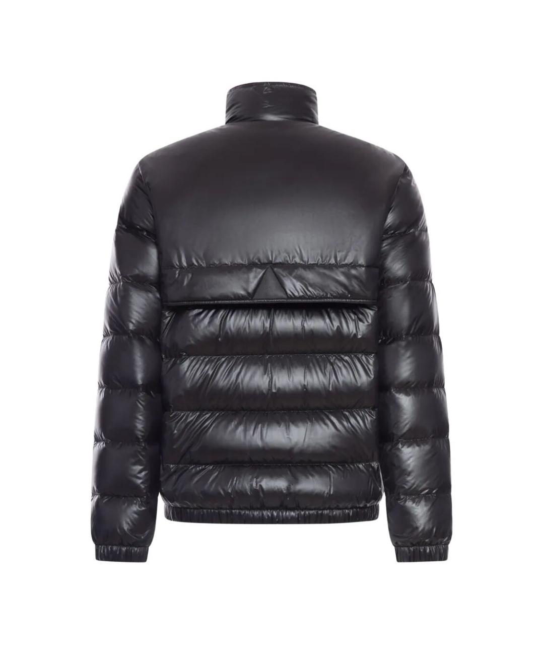 MONCLER Черный полиэстеровый пуховик, фото 2