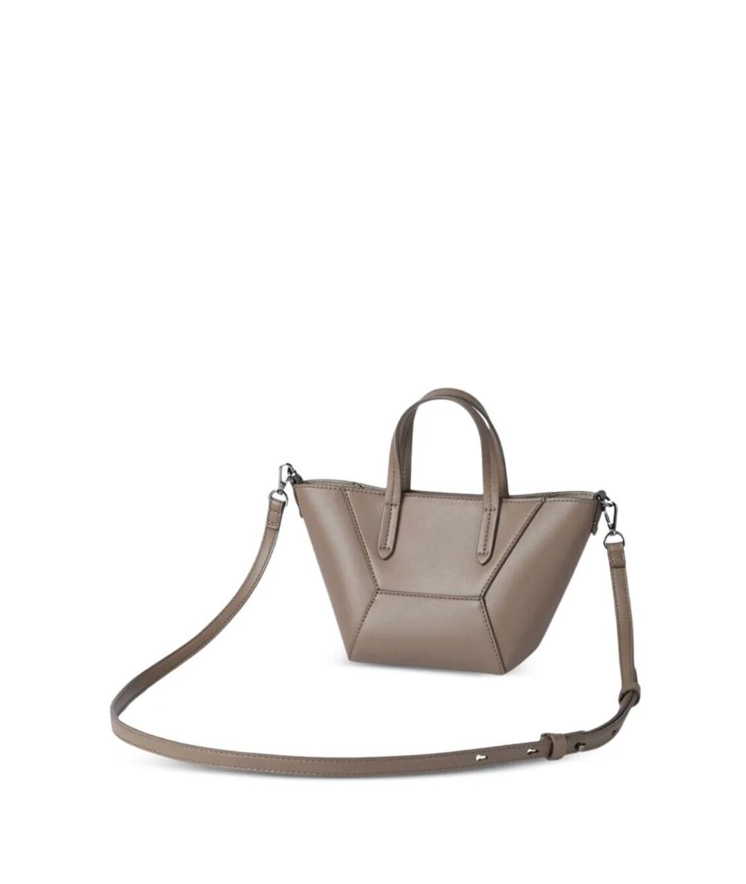 BRUNELLO CUCINELLI Кожаная сумка тоут, фото 3