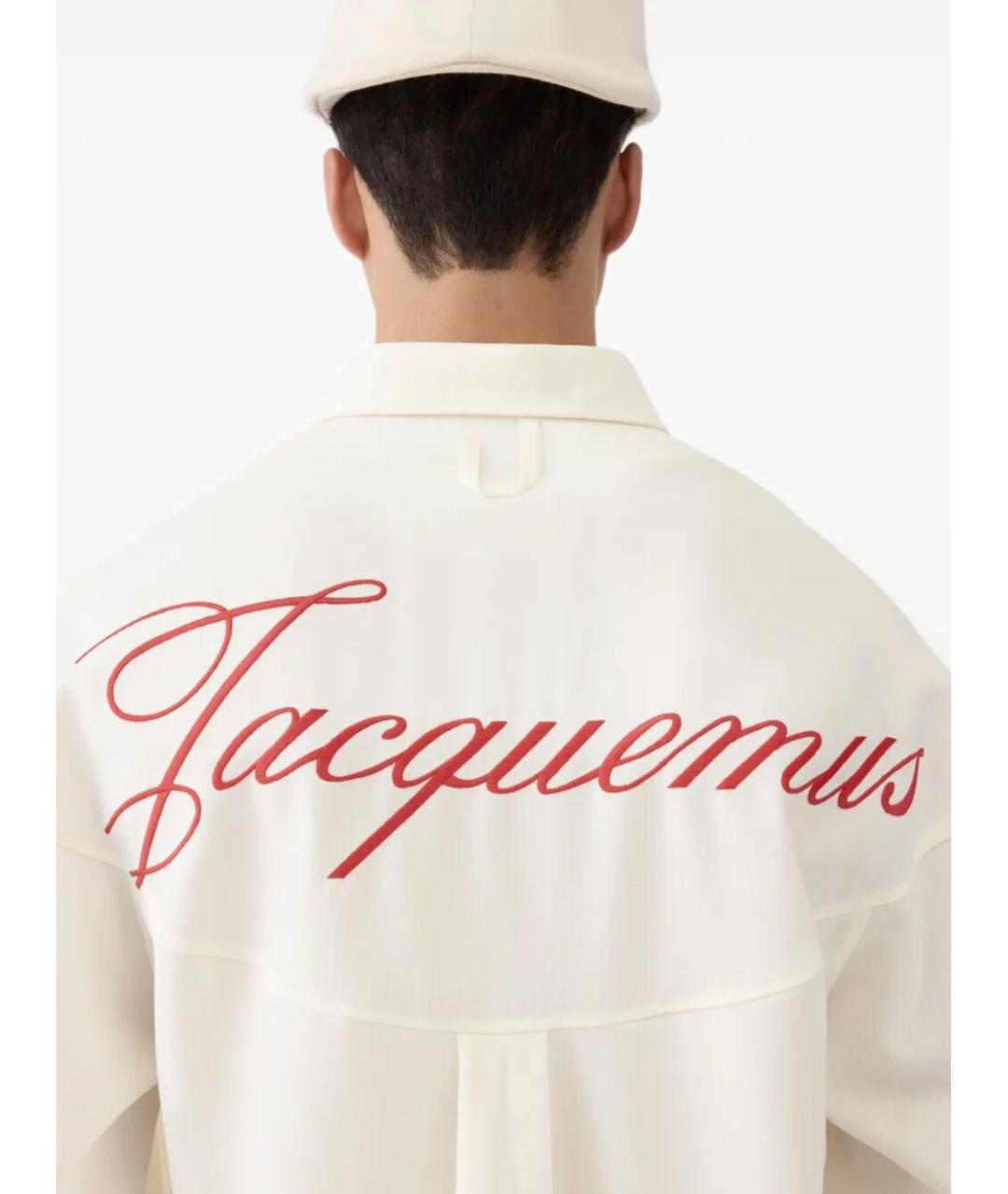 JACQUEMUS Шерстяная кэжуал рубашка, фото 3