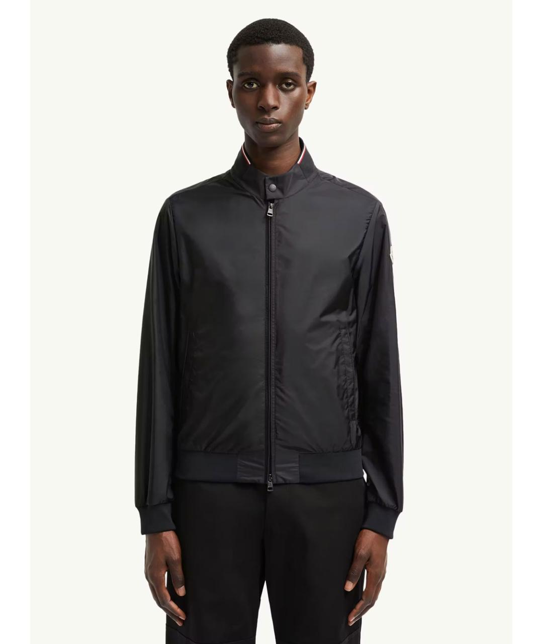 MONCLER Черная полиамидовая куртка, фото 2