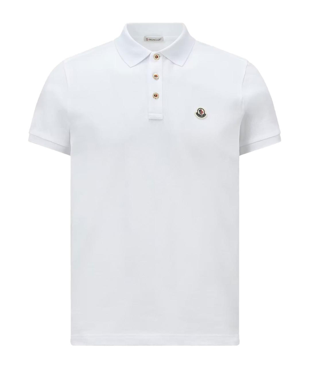 MONCLER Хлопковое поло с коротким рукавом, фото 1