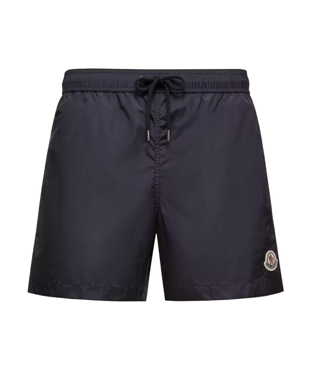 MONCLER Синие полиамидовые плавки, фото 1