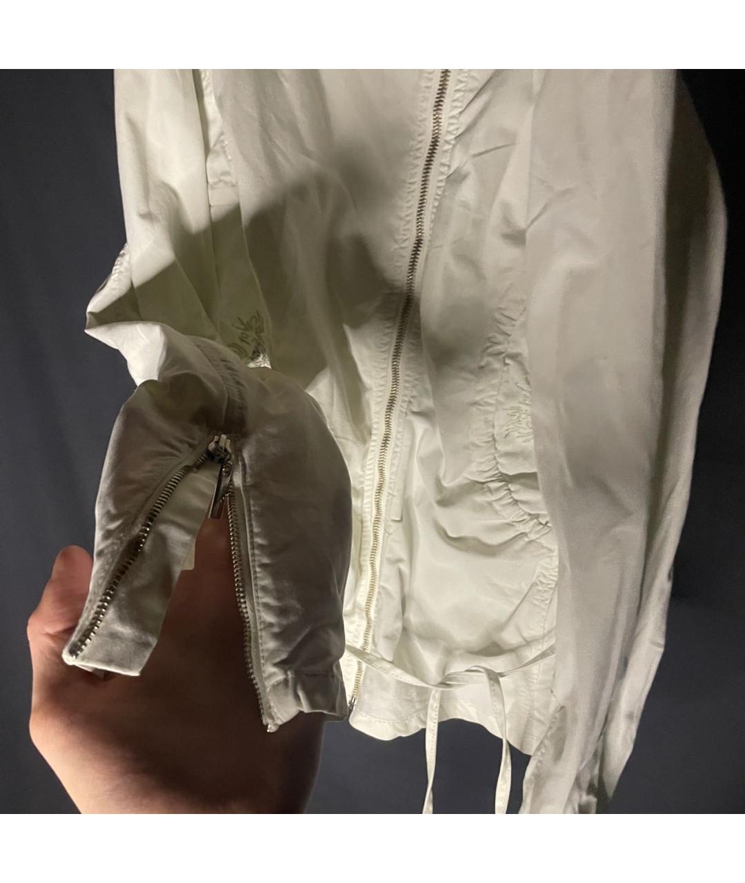 JEAN PAUL GAULTIER Белая хлопковая куртка, фото 4