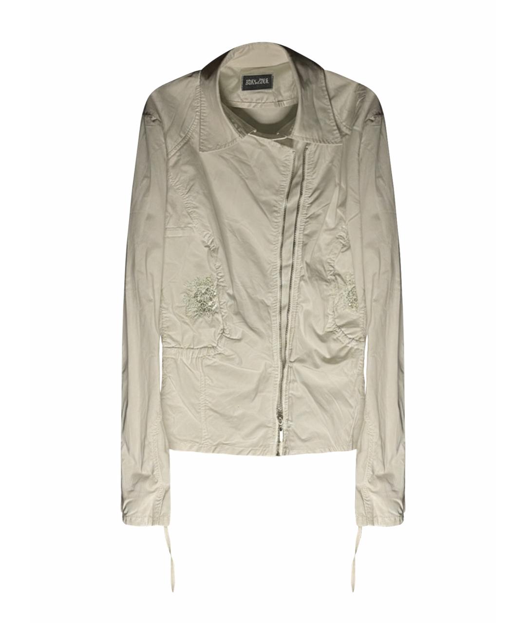 JEAN PAUL GAULTIER Белая хлопковая куртка, фото 1