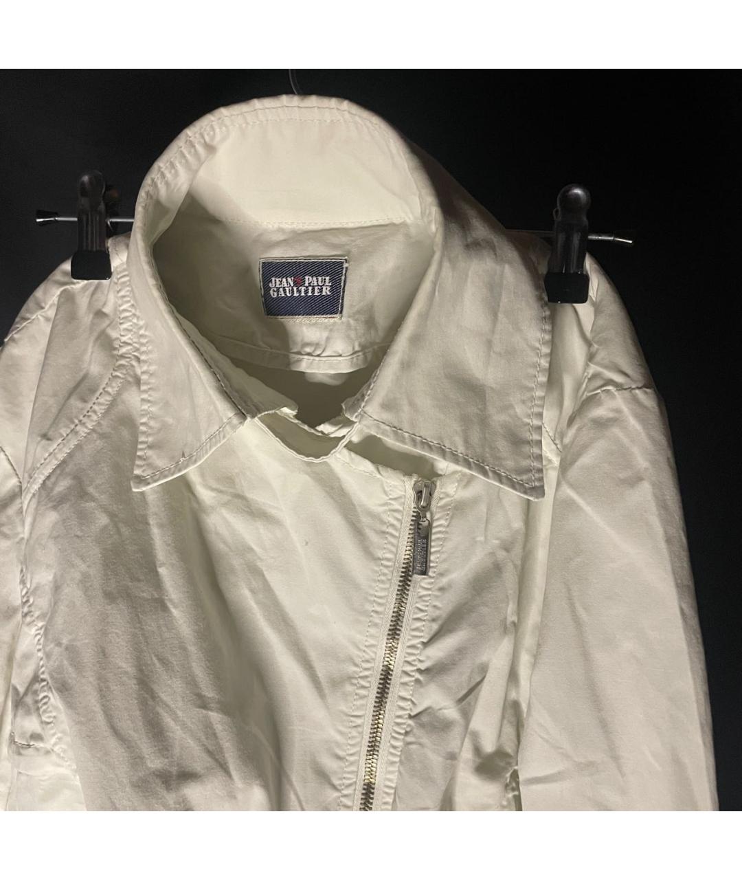 JEAN PAUL GAULTIER Белая хлопковая куртка, фото 2