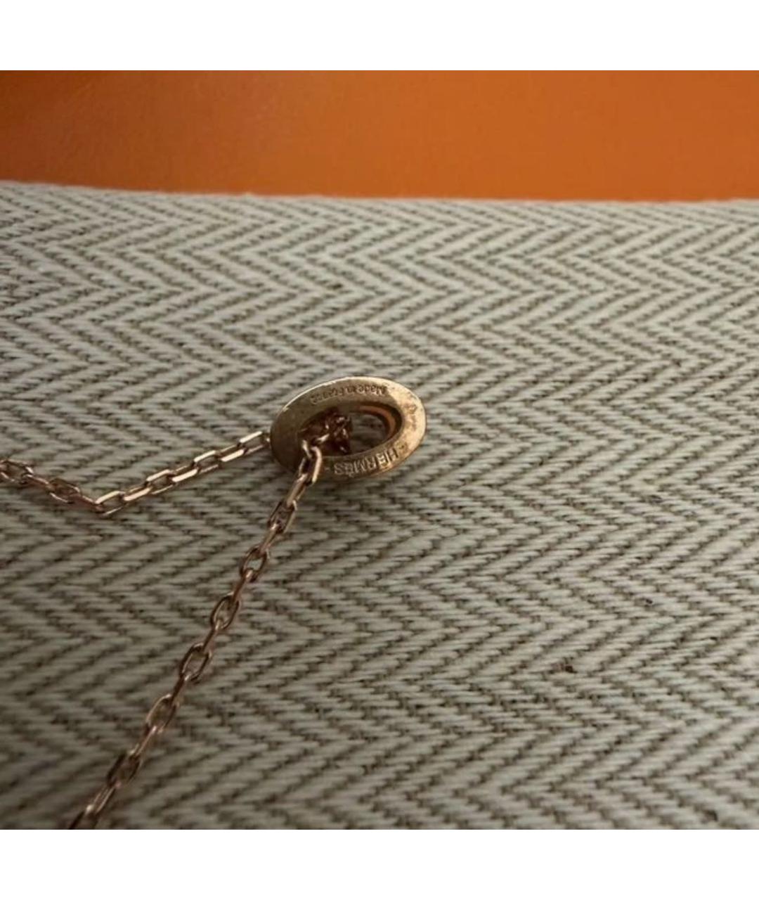 HERMES Черная металлическая подвеска, фото 3