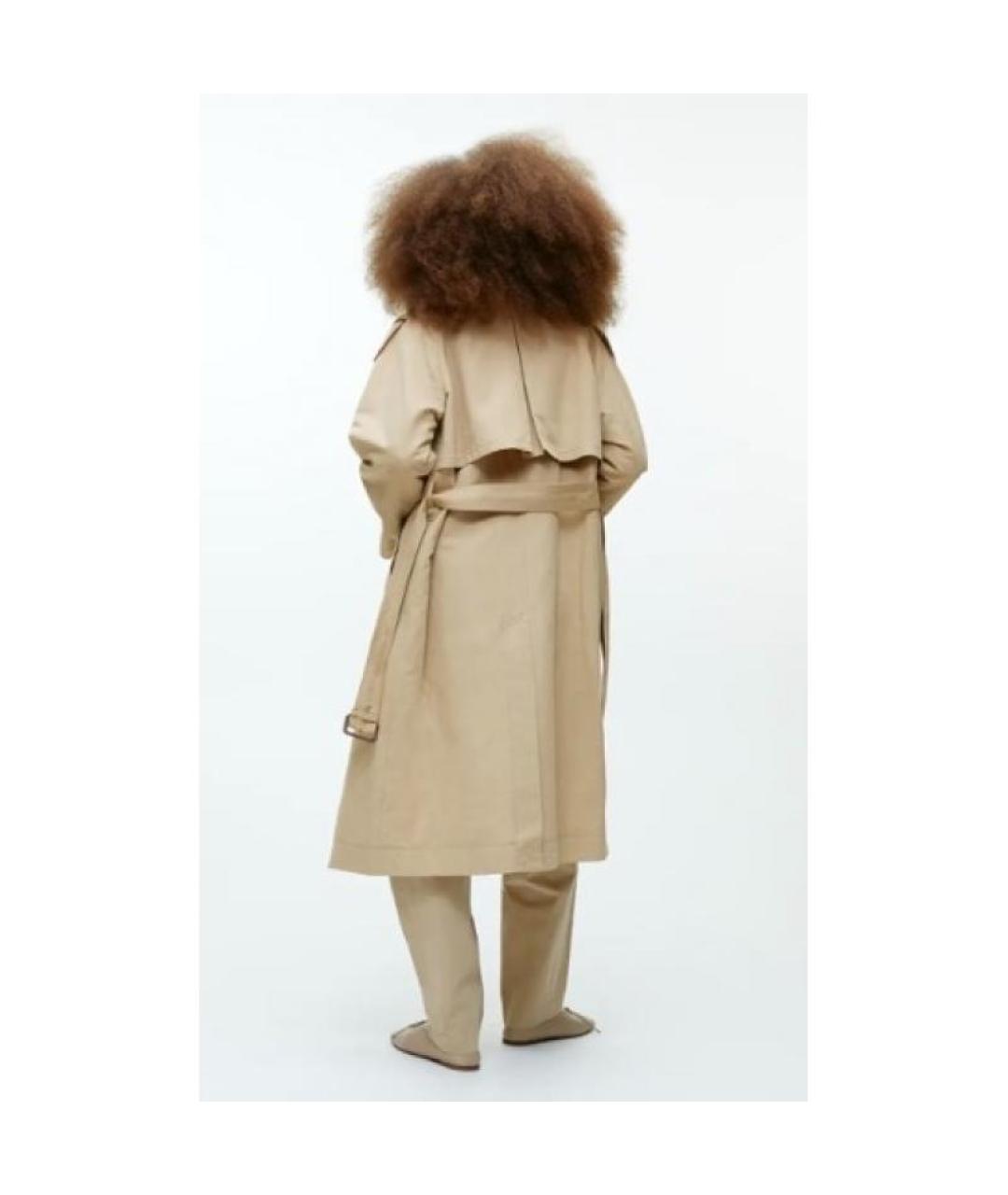 ARKET Бежевый льняной тренч/плащ, фото 2