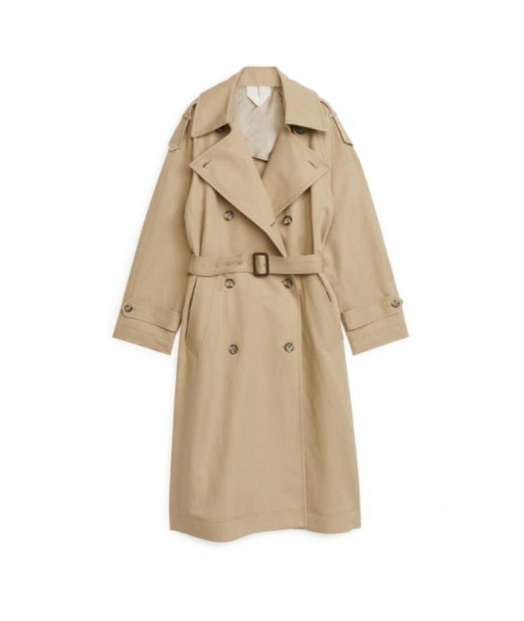 ARKET Бежевый льняной тренч/плащ, фото 7