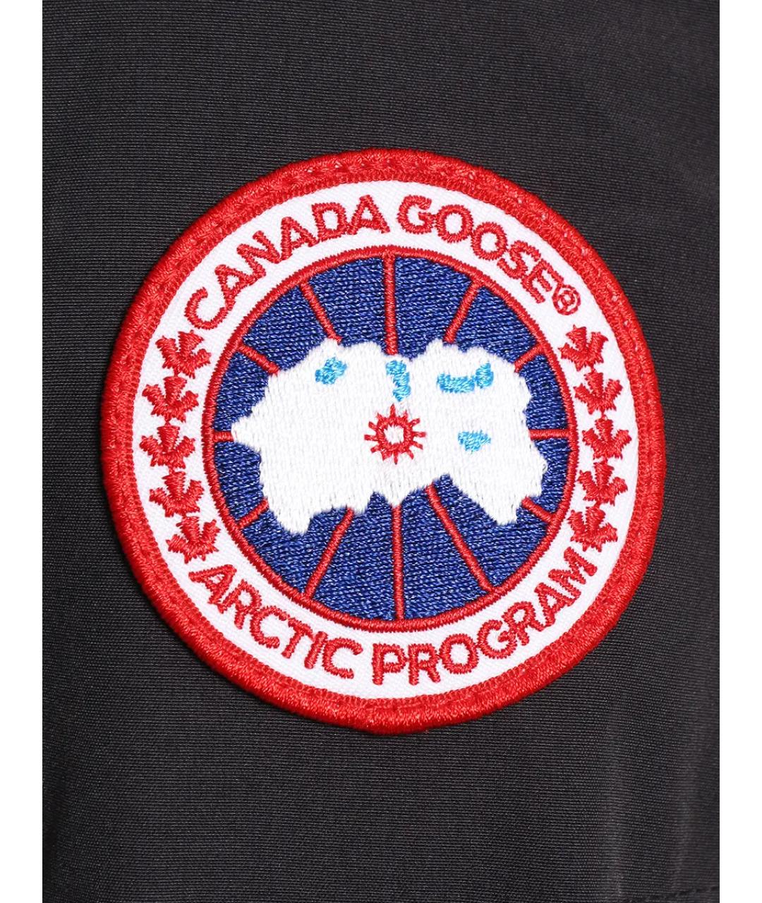 CANADA GOOSE Черная полиамидовая парка, фото 3