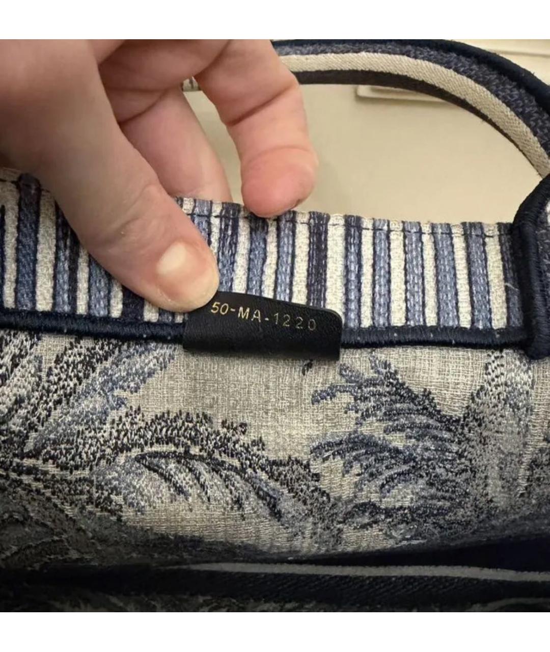 CHRISTIAN DIOR Синяя сумка с короткими ручками, фото 5