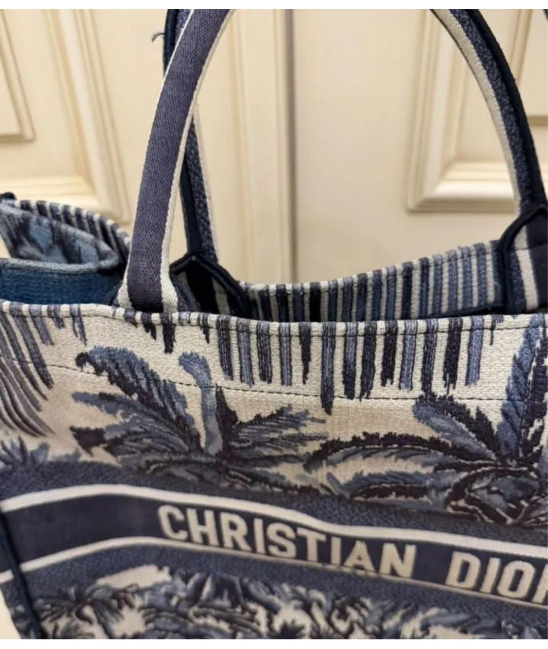 CHRISTIAN DIOR Синяя сумка с короткими ручками, фото 3