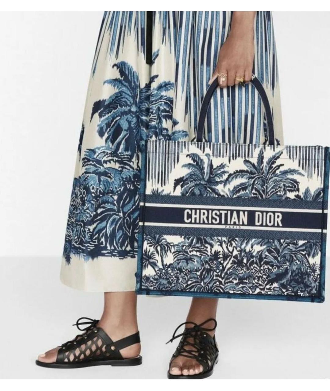 CHRISTIAN DIOR Синяя сумка с короткими ручками, фото 8