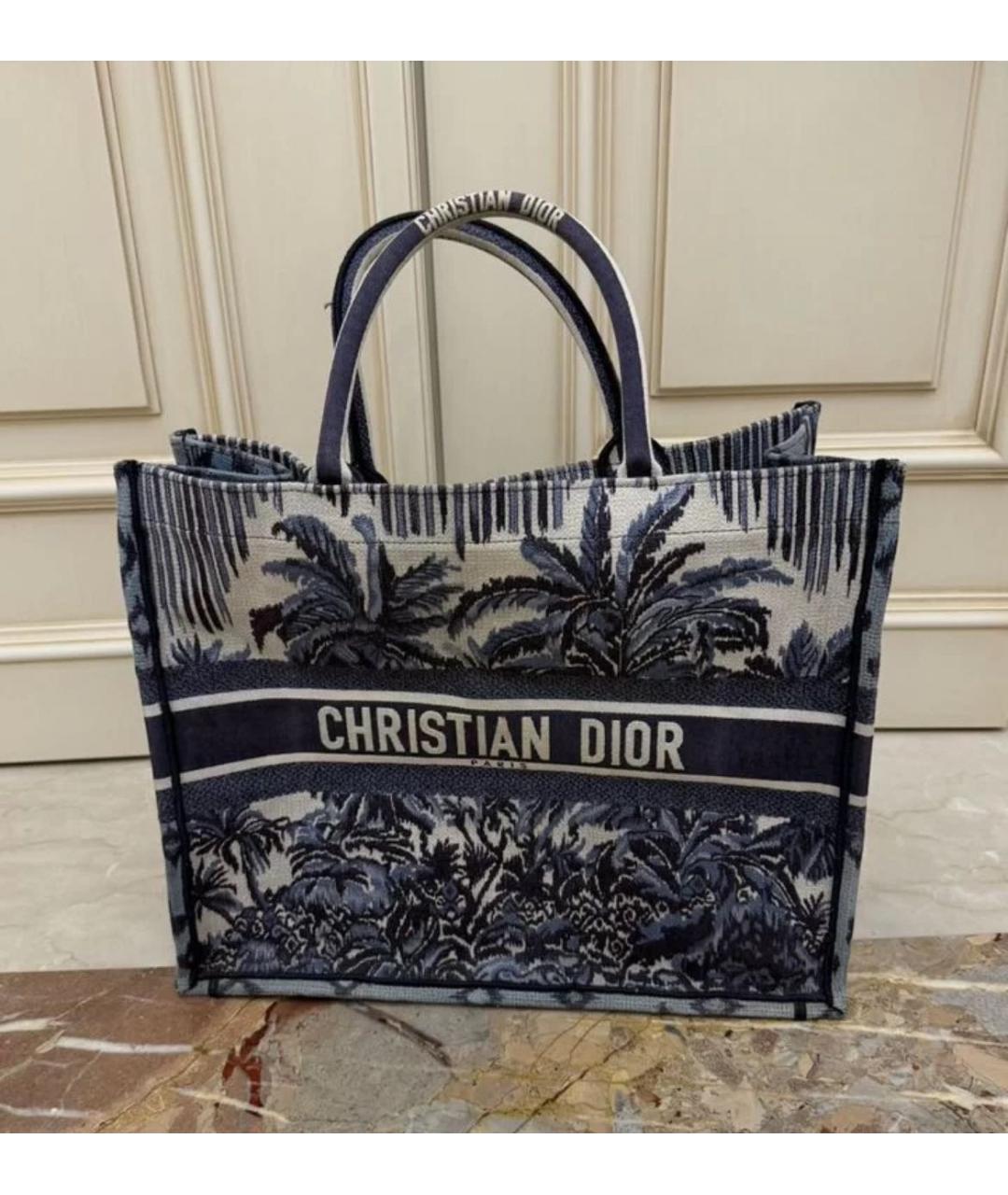 CHRISTIAN DIOR Синяя сумка с короткими ручками, фото 9