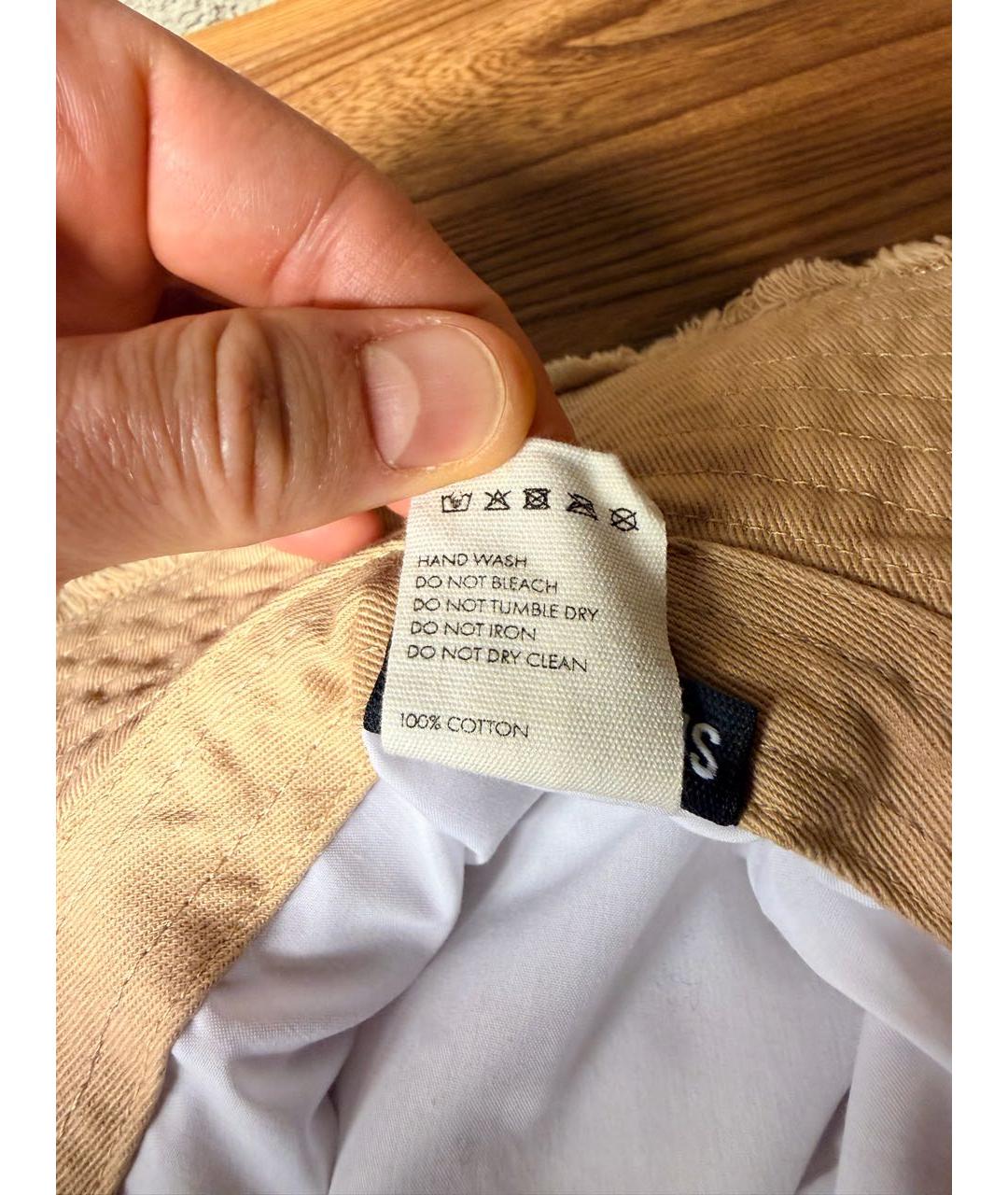 JACQUEMUS Бежевая хлопковая панама, фото 6