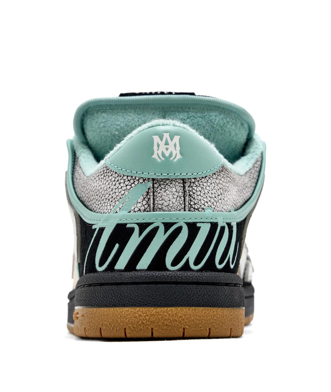 AMIRI Мульти кожаные низкие кроссовки / кеды, фото 2