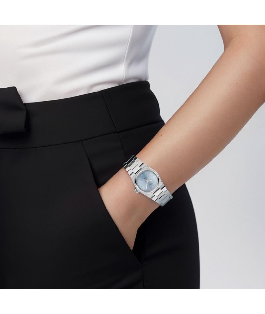 TISSOT Серебряные стальные часы, фото 3