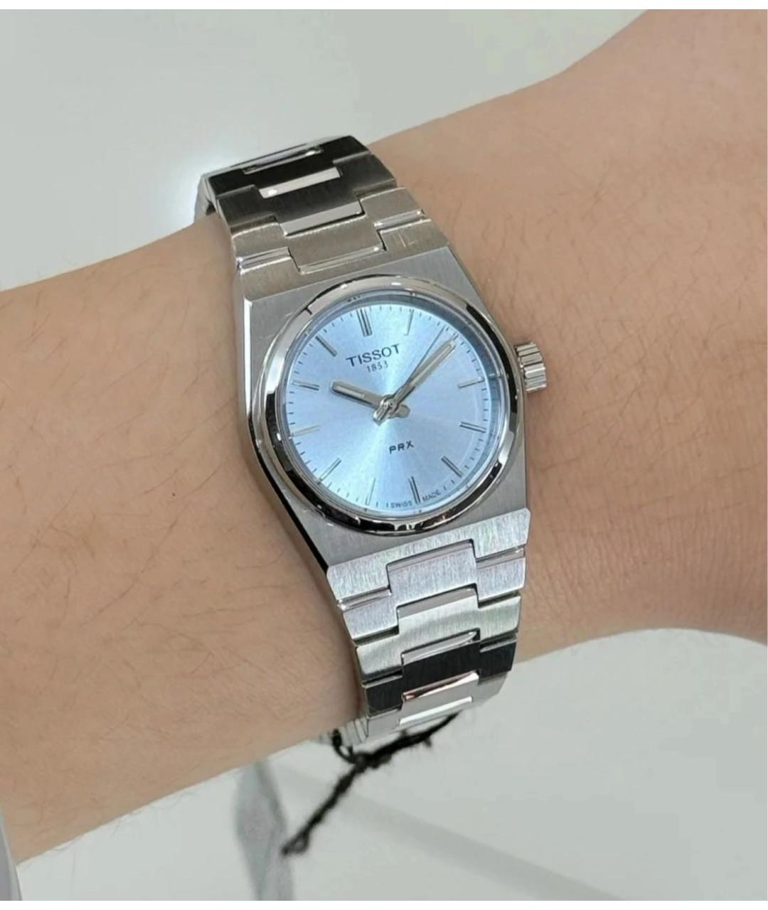 TISSOT Серебряные стальные часы, фото 4