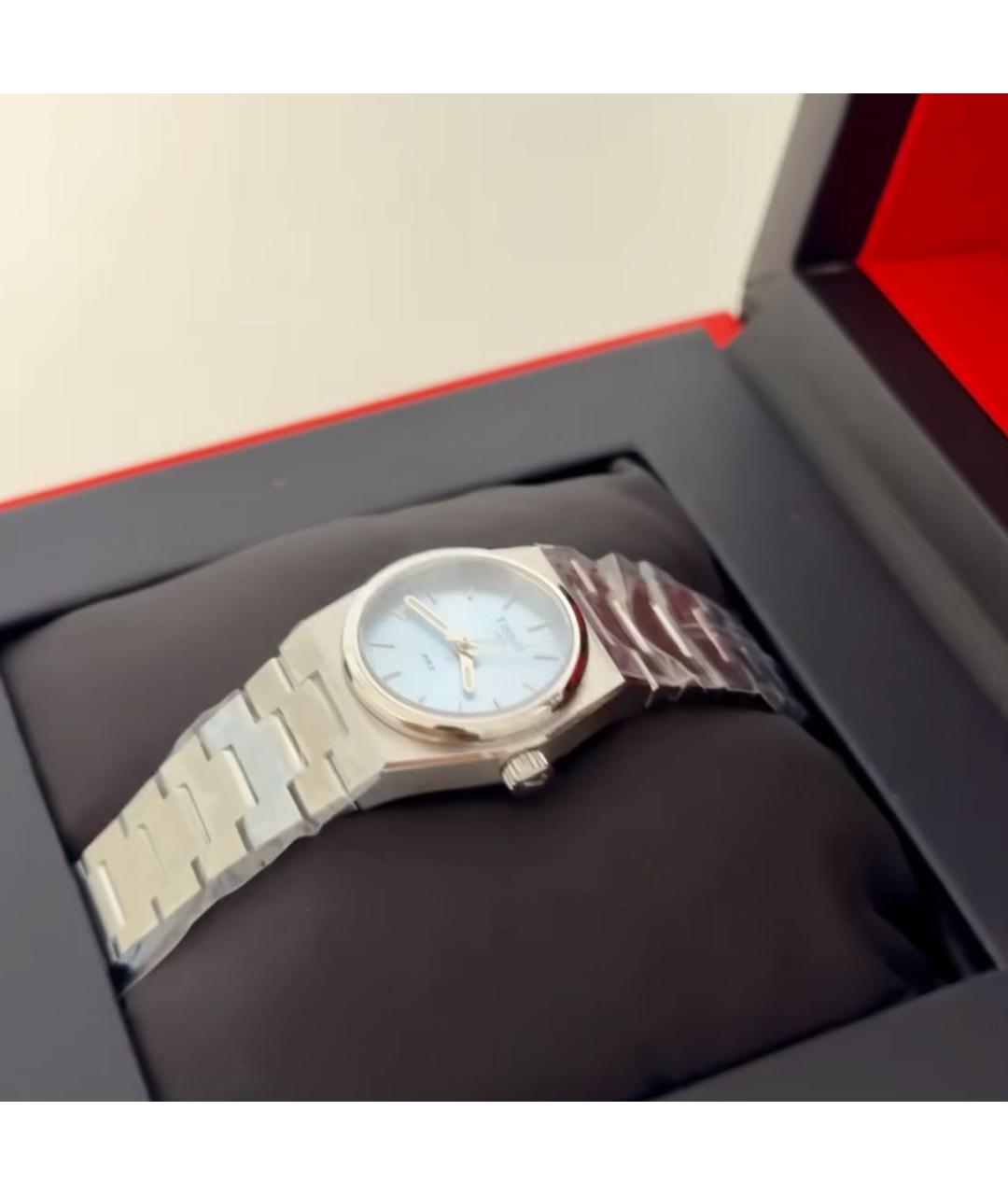 TISSOT Серебряные стальные часы, фото 6