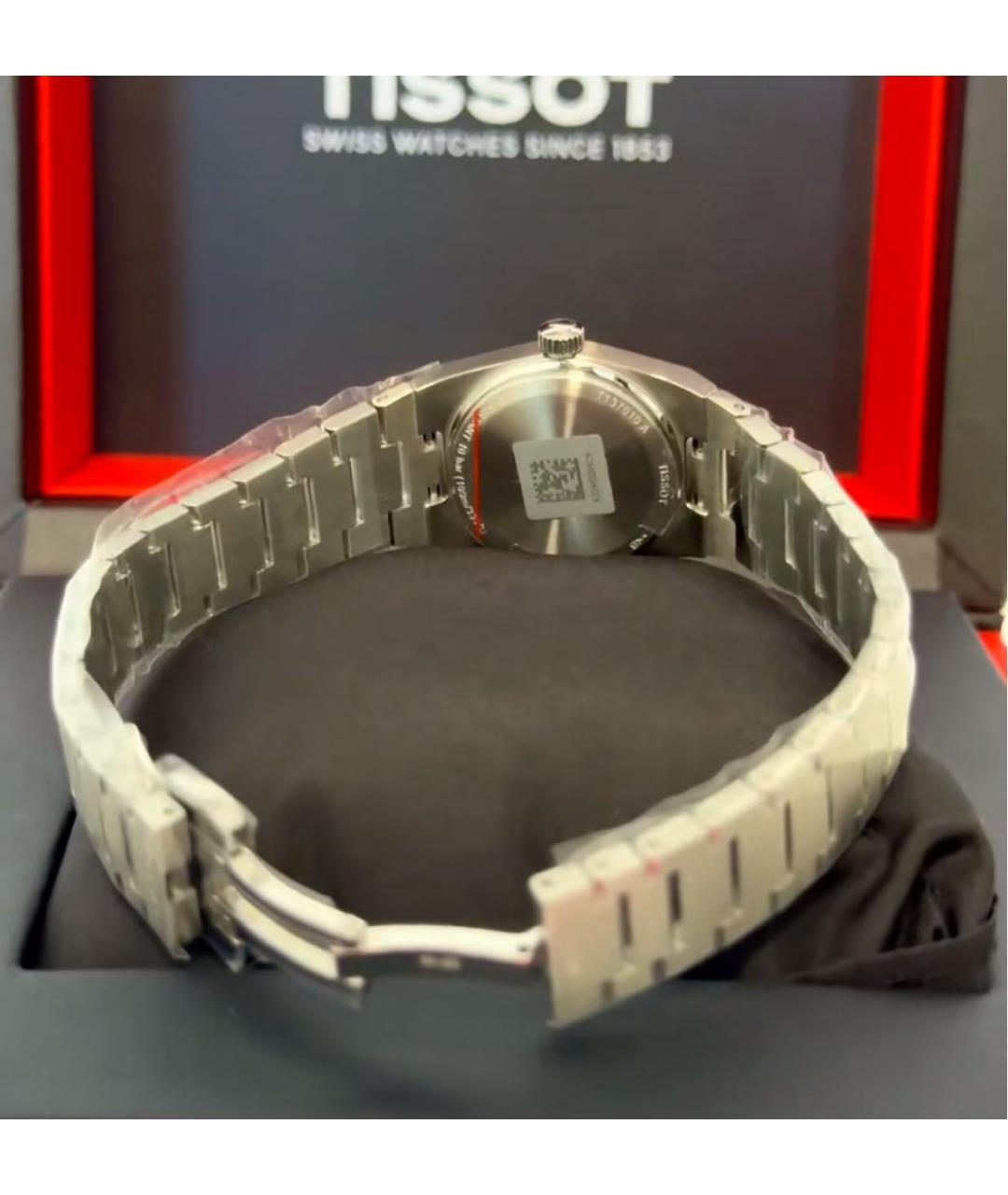 TISSOT Серебряные стальные часы, фото 7