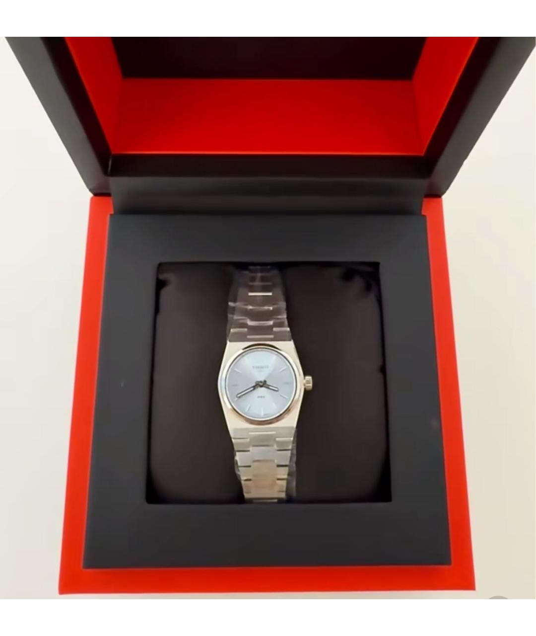 TISSOT Серебряные стальные часы, фото 5