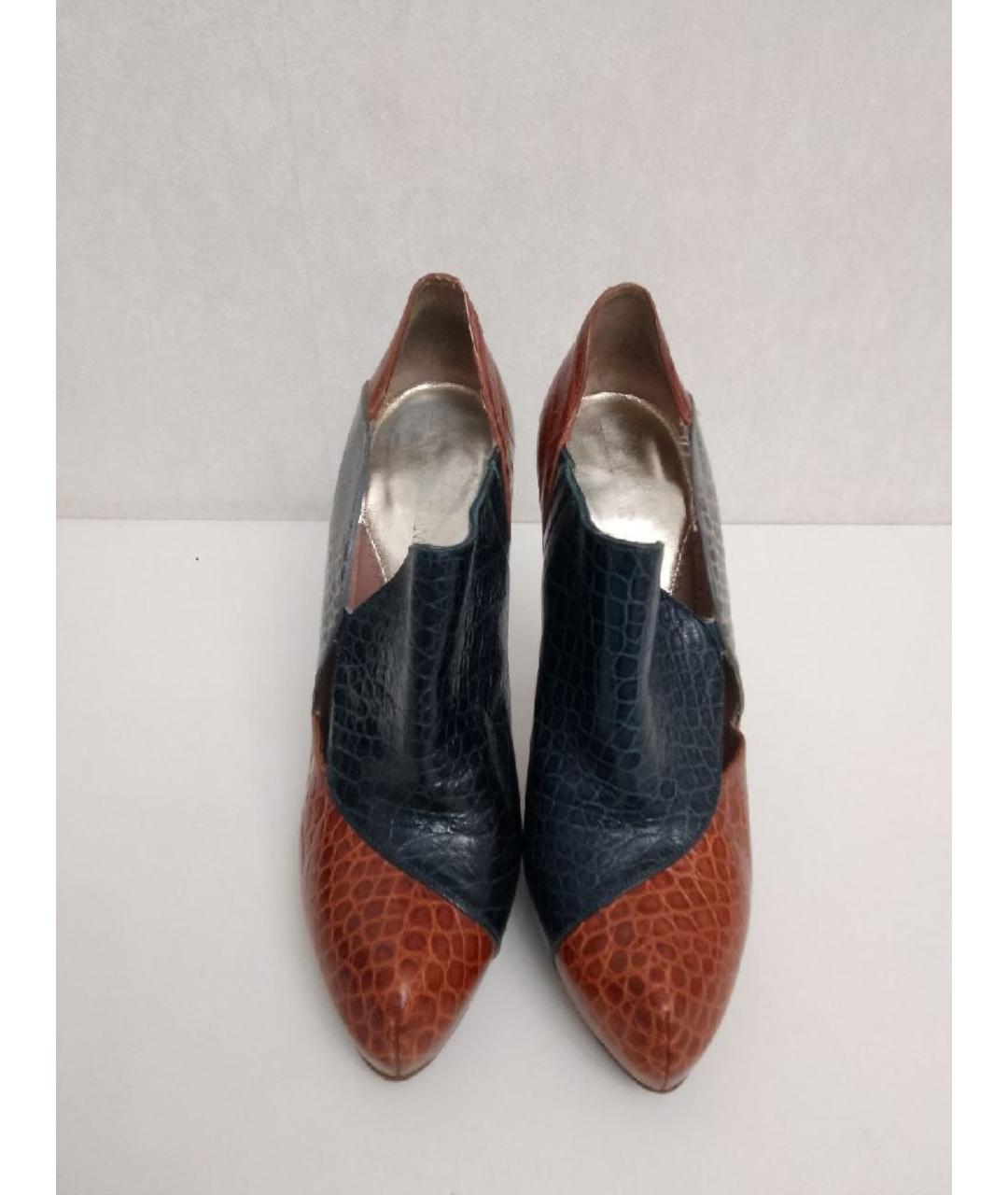 EMPORIO ARMANI Мульти кожаные ботильоны, фото 2