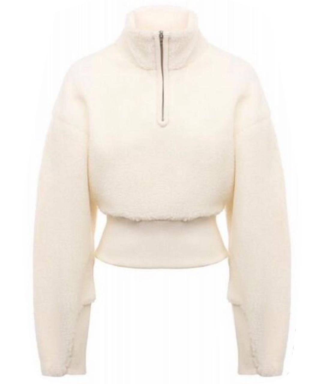 LOW CLASSIC Белый полиэстеровый джемпер / свитер, фото 1