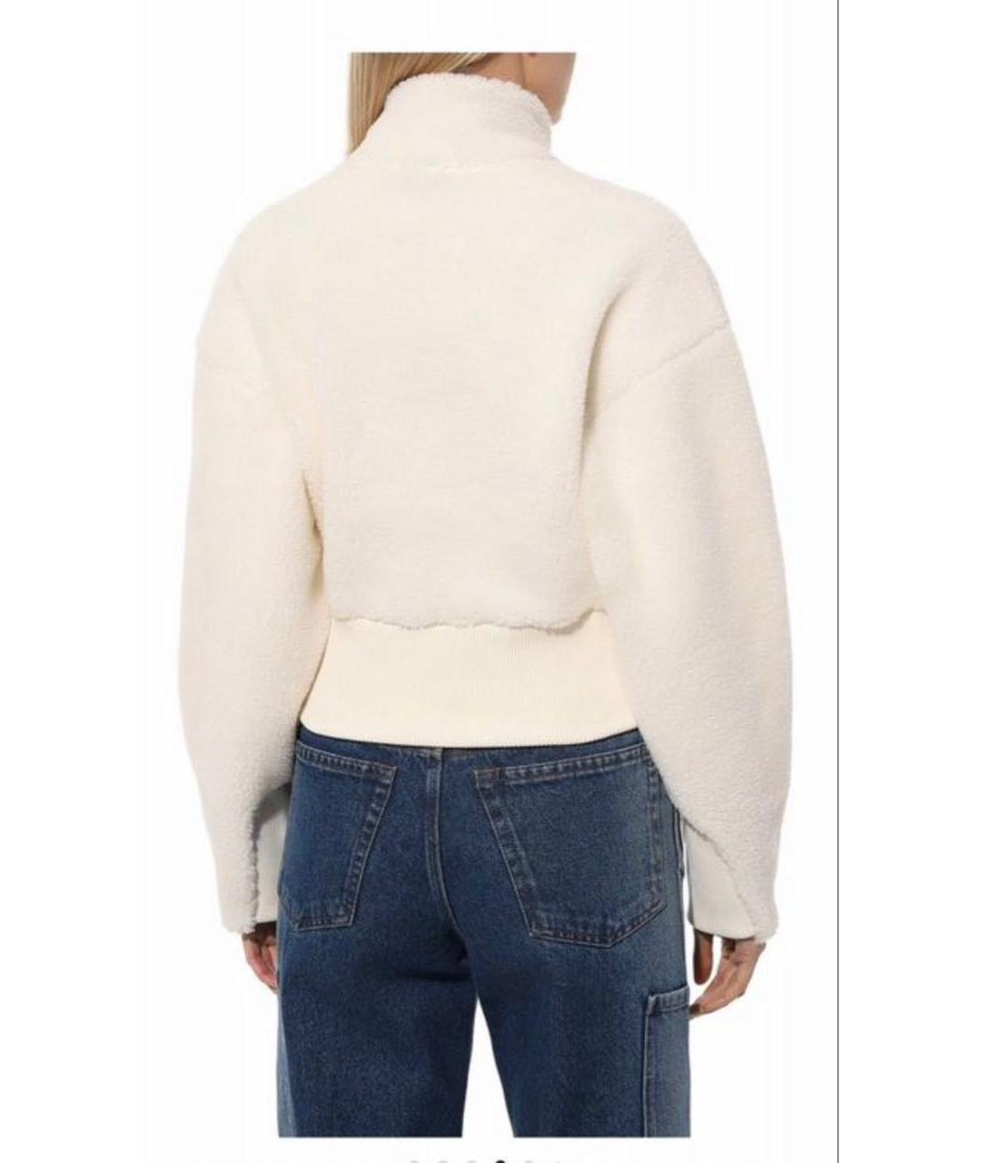 LOW CLASSIC Белый полиэстеровый джемпер / свитер, фото 6