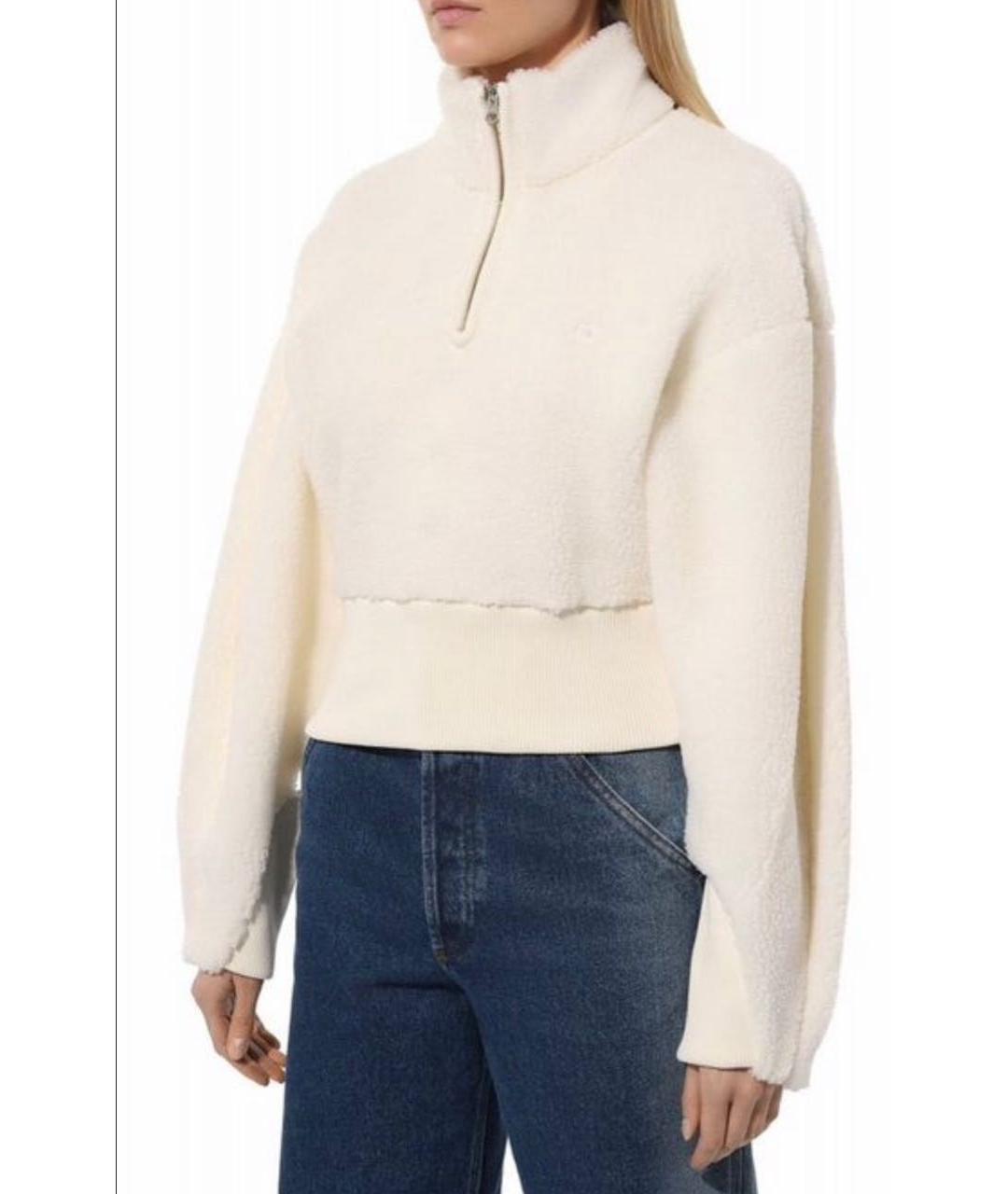 LOW CLASSIC Белый полиэстеровый джемпер / свитер, фото 7