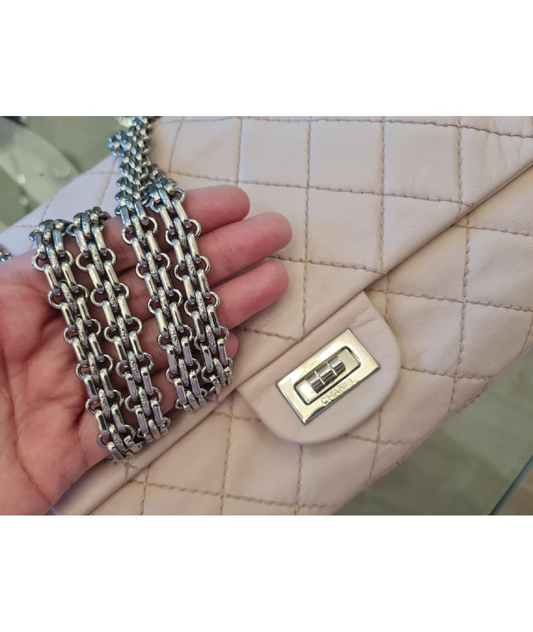 CHANEL Розовая кожаная сумка через плечо, фото 7