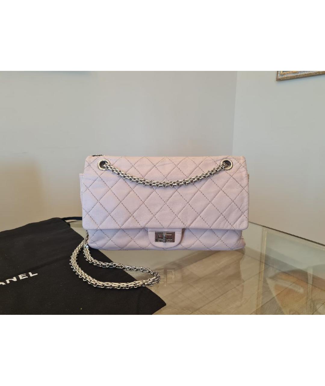 CHANEL Розовая кожаная сумка через плечо, фото 10