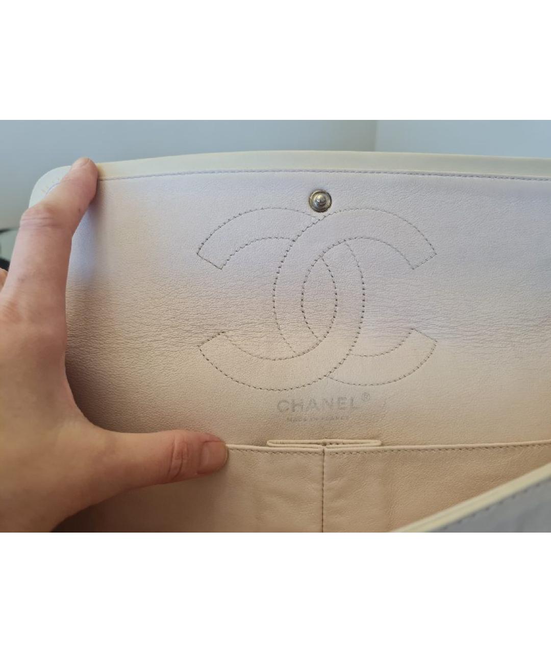 CHANEL Розовая кожаная сумка через плечо, фото 8