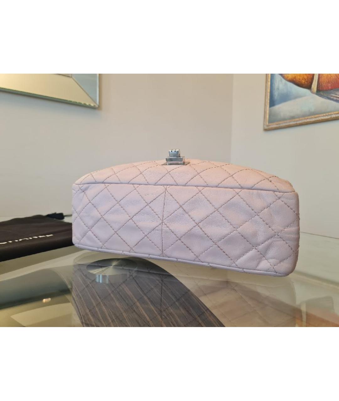 CHANEL Розовая кожаная сумка через плечо, фото 6