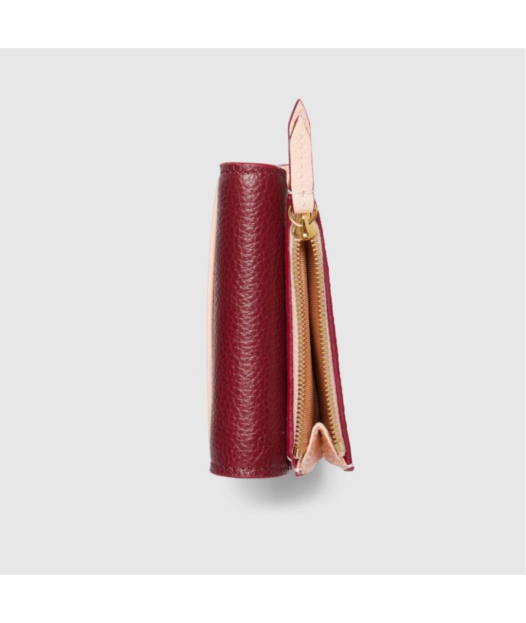 GUCCI Розовый кожаный кошелек, фото 6