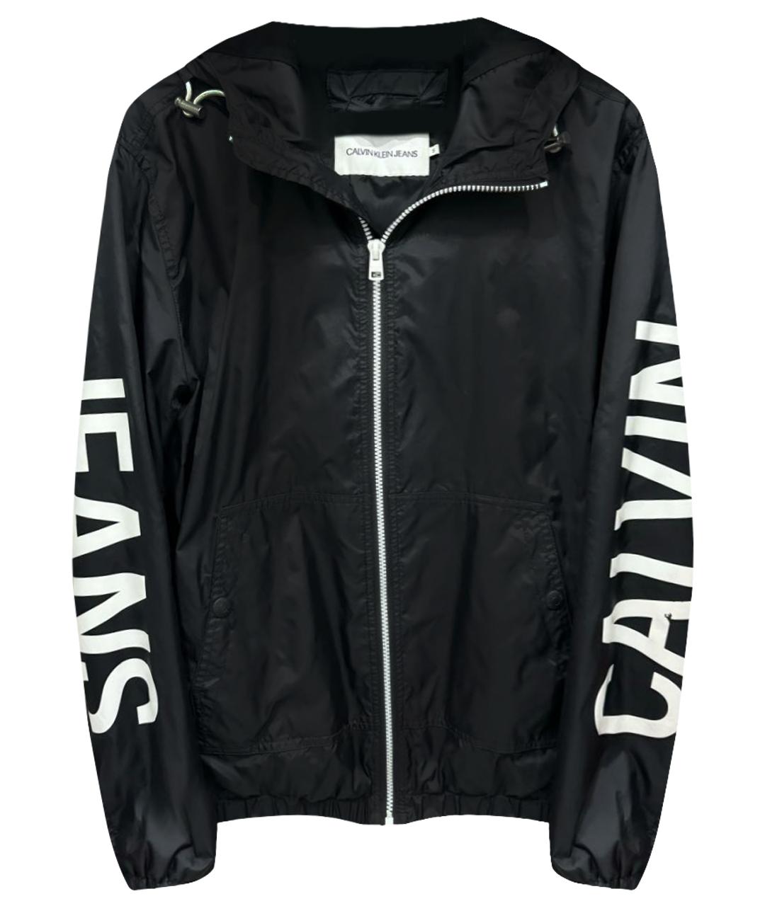 CALVIN KLEIN Черная полиэстеровая куртка, фото 1