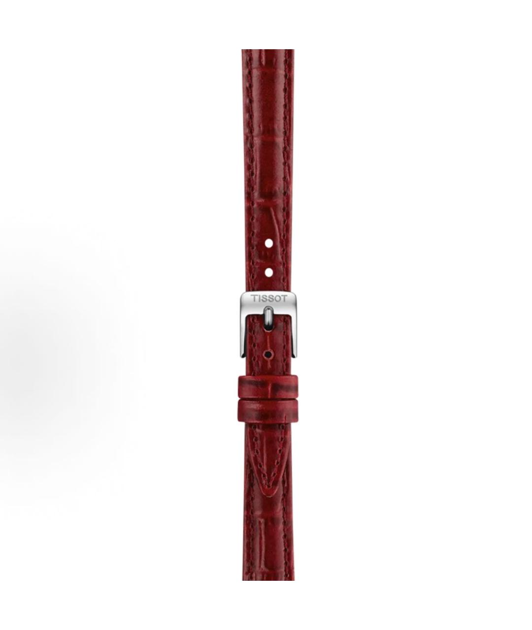 TISSOT Бордовые стальные часы, фото 2