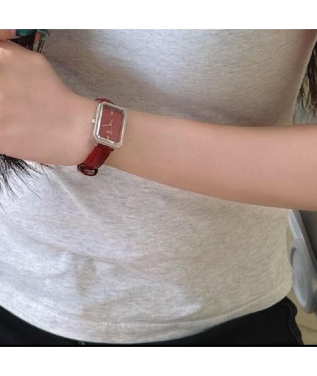 TISSOT Бордовые стальные часы, фото 7