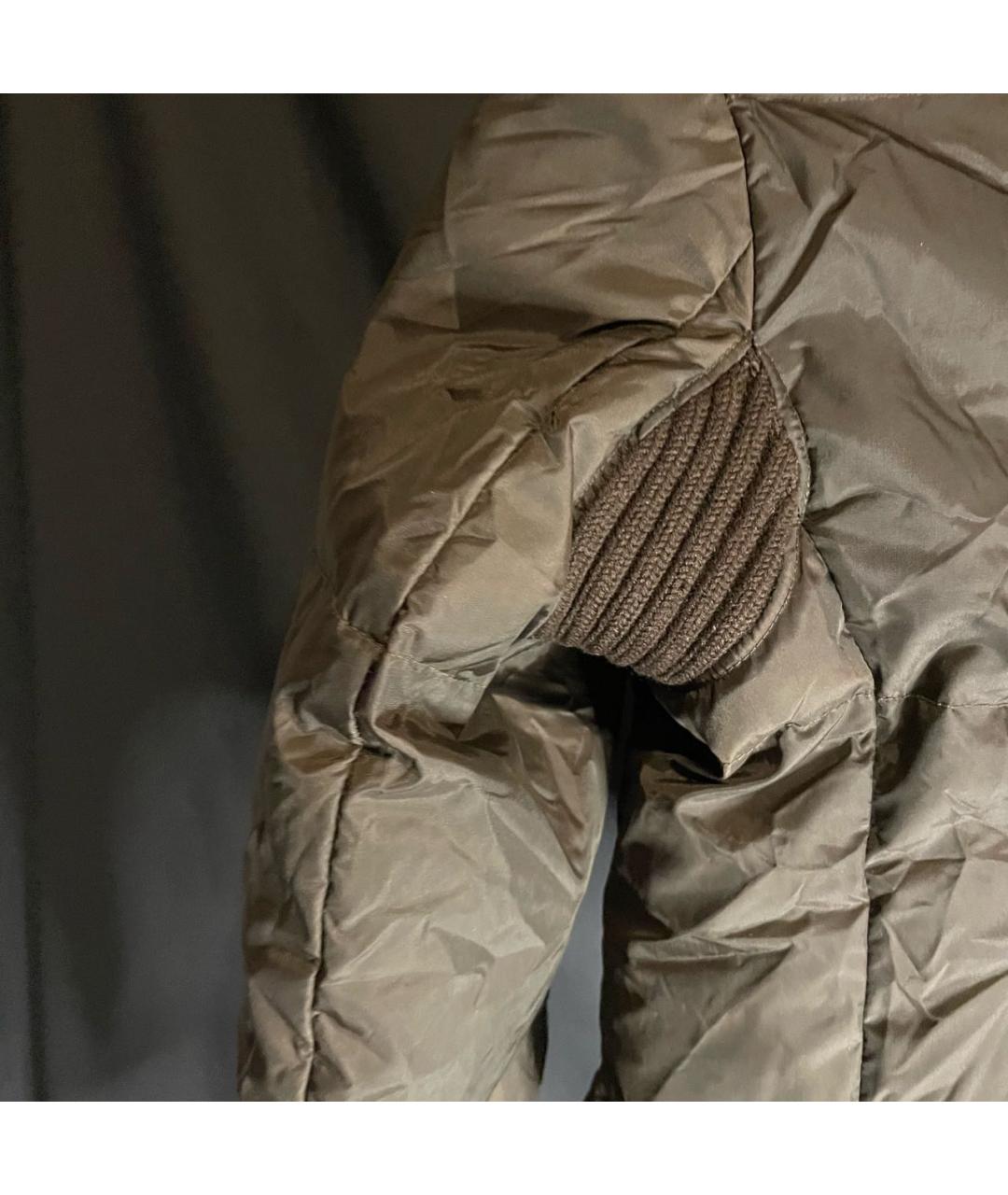 DSQUARED2 Коричневая полиамидовая куртка, фото 4