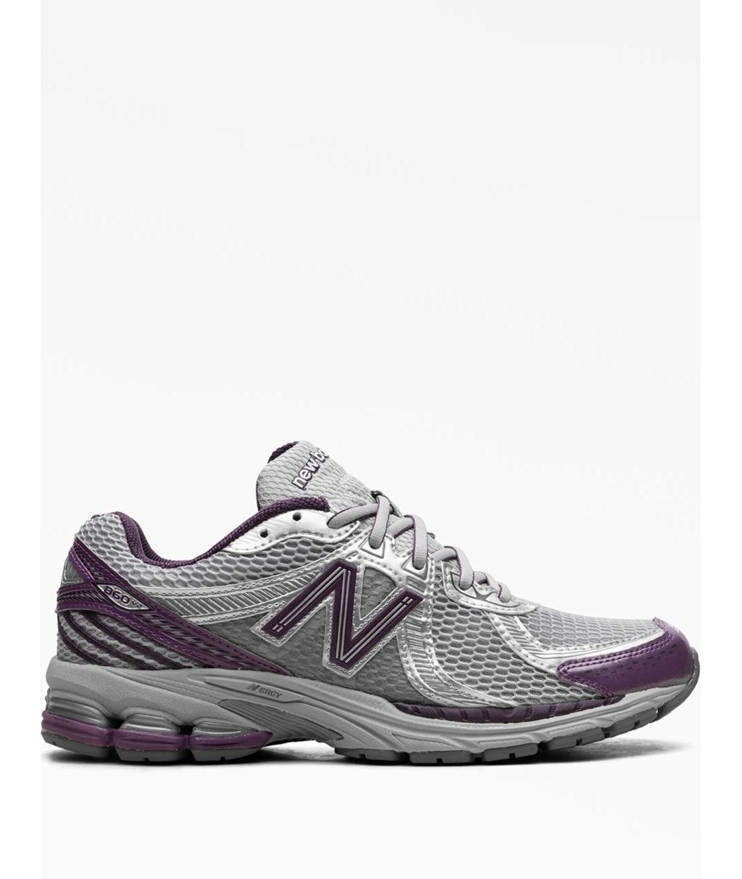 NEW BALANCE Серые текстильные высокие кроссовки / кеды, фото 9