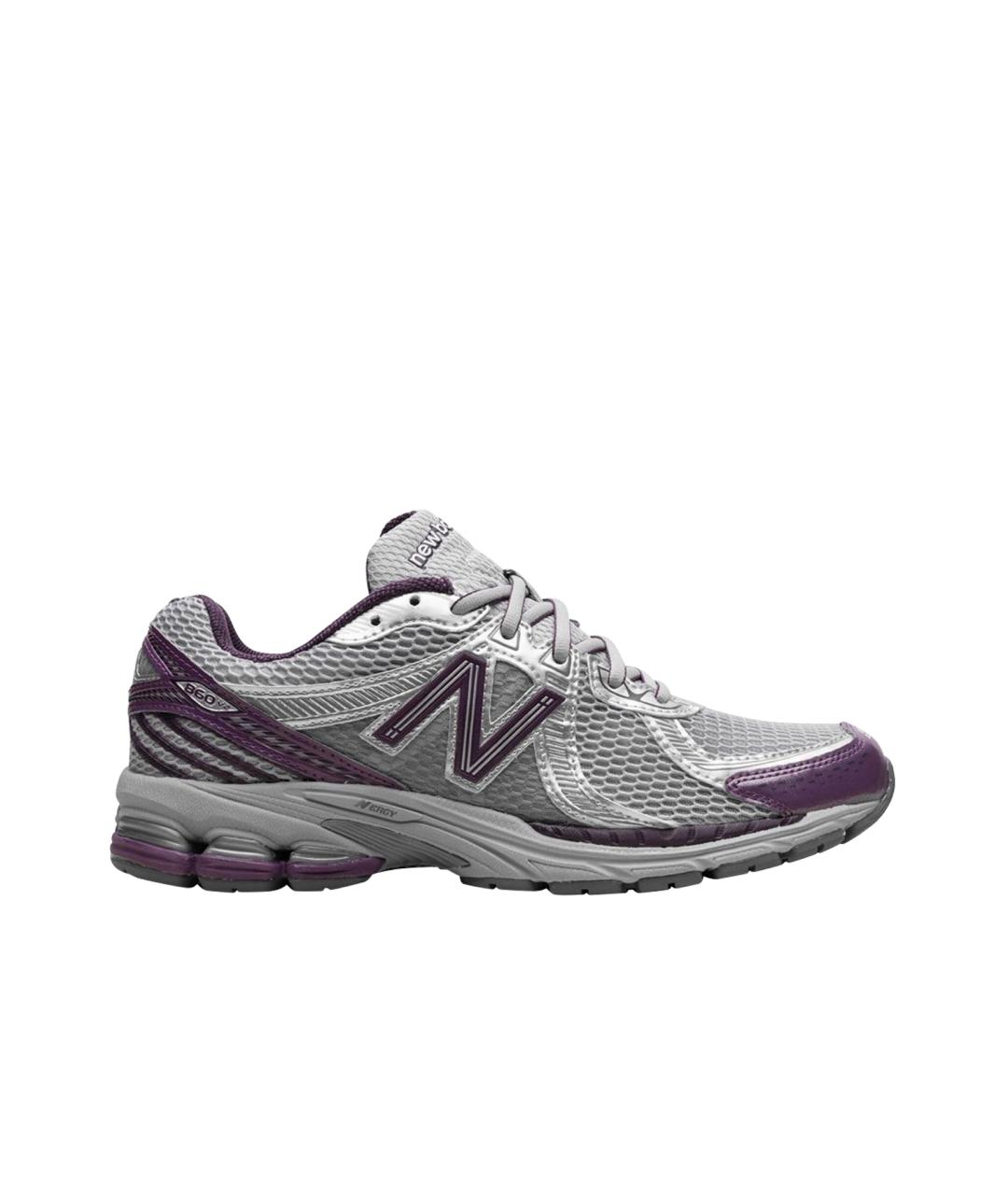 NEW BALANCE Серые текстильные высокие кроссовки / кеды, фото 1