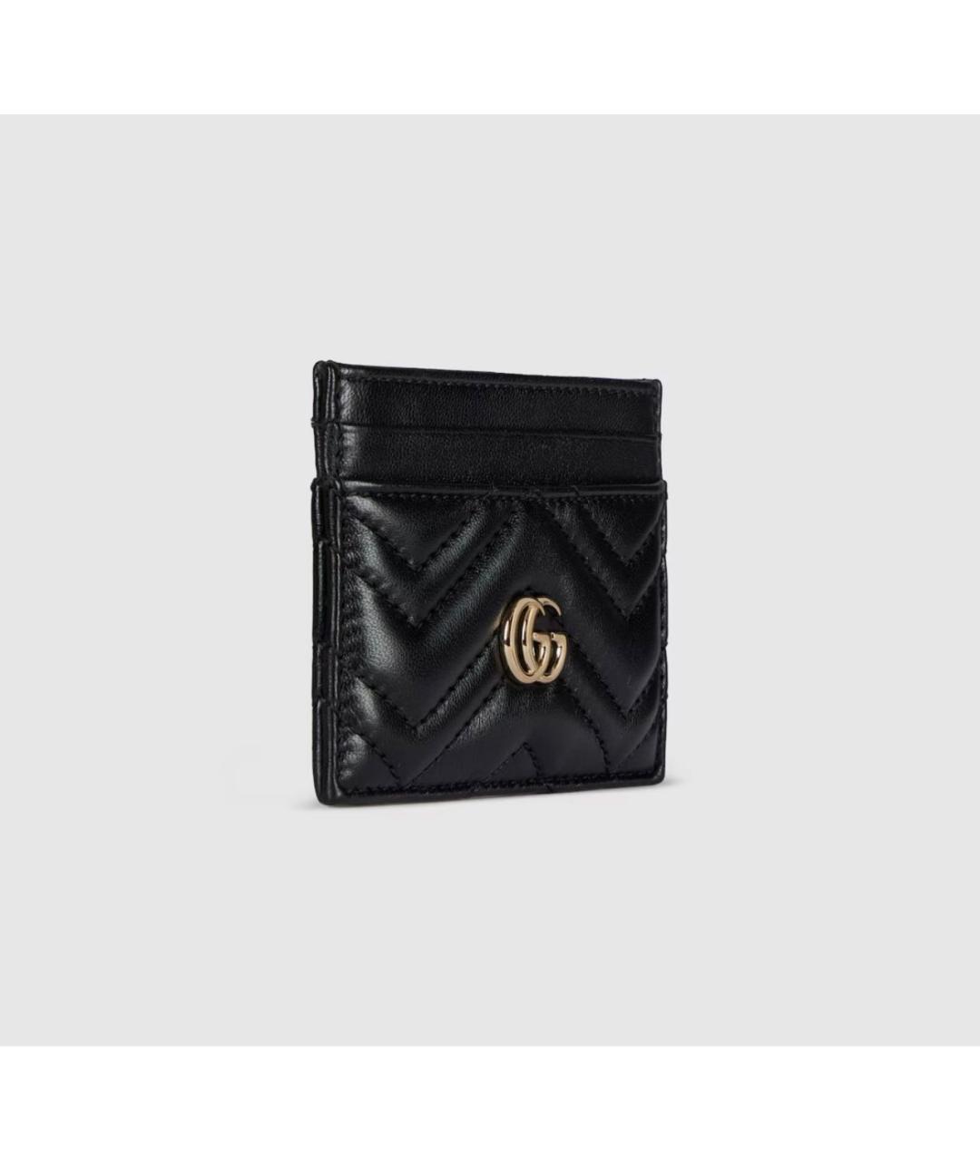 GUCCI Черный кожаный кардхолдер, фото 3