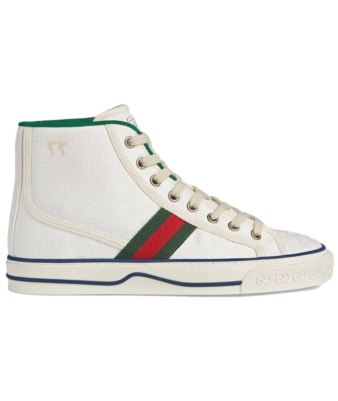 GUCCI Белые кеды, фото 1