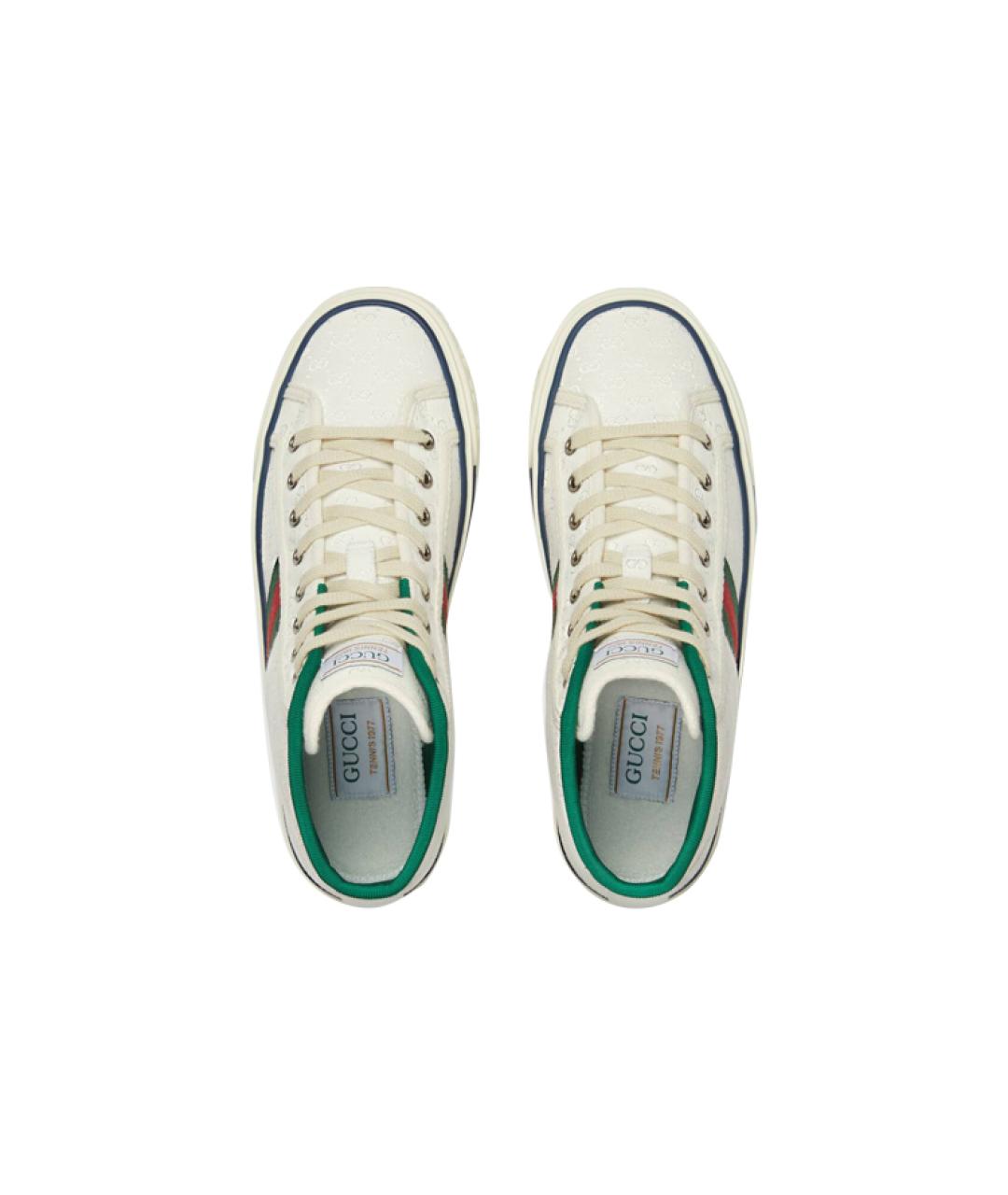 GUCCI Белые кеды, фото 3