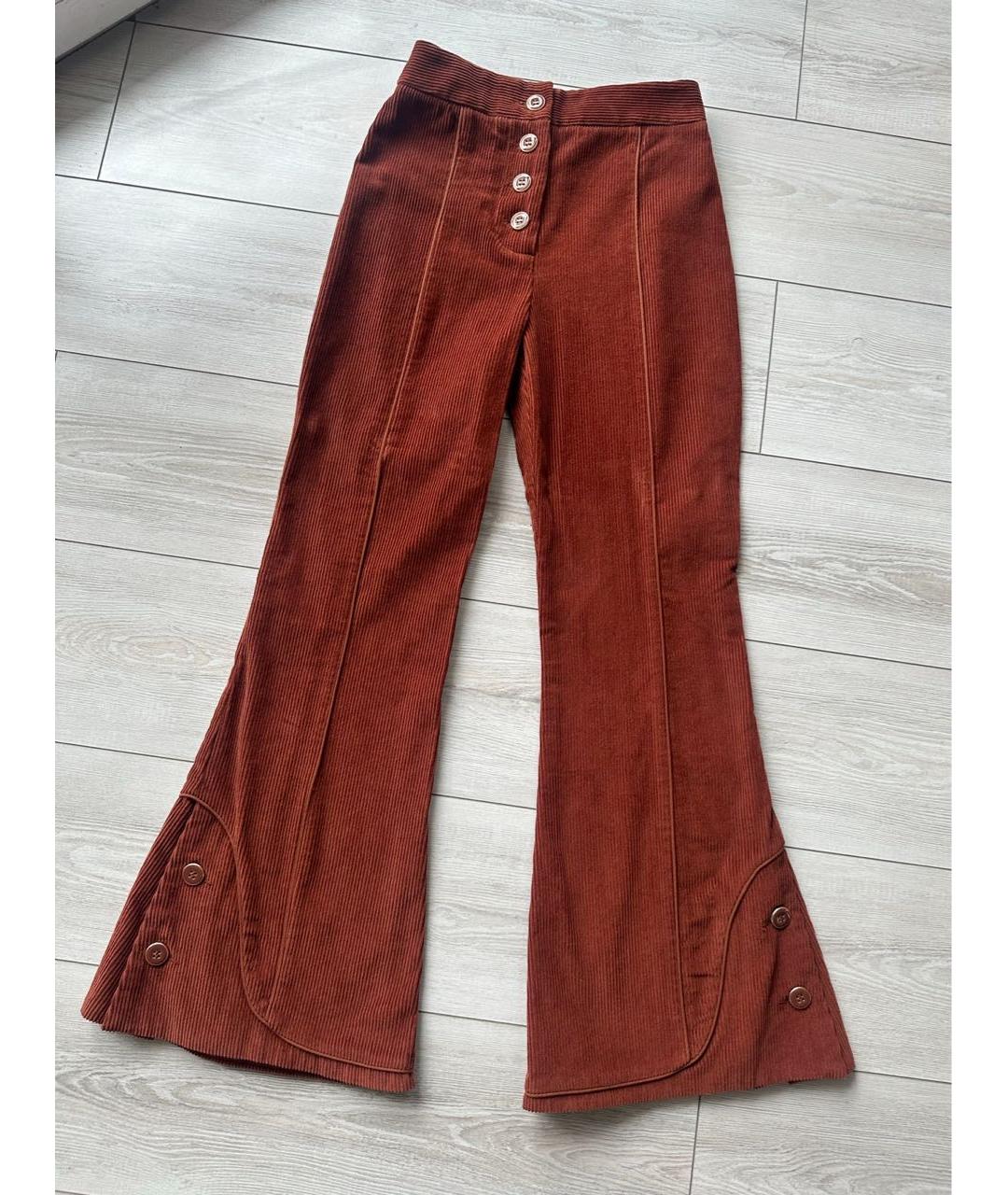 FARM RIO Коричневые брюки широкие, фото 5