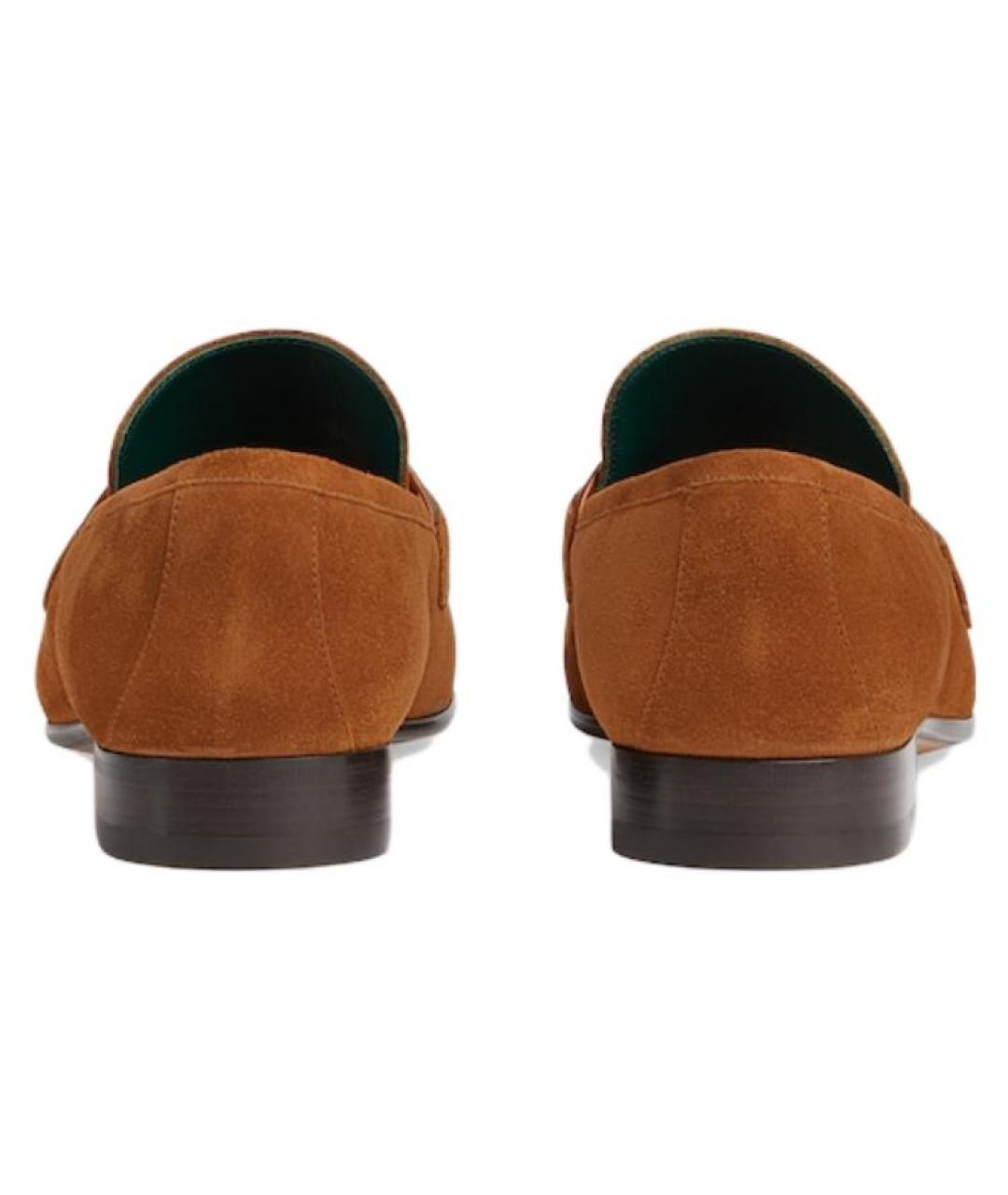 GUCCI Коричневые лоферы, фото 5