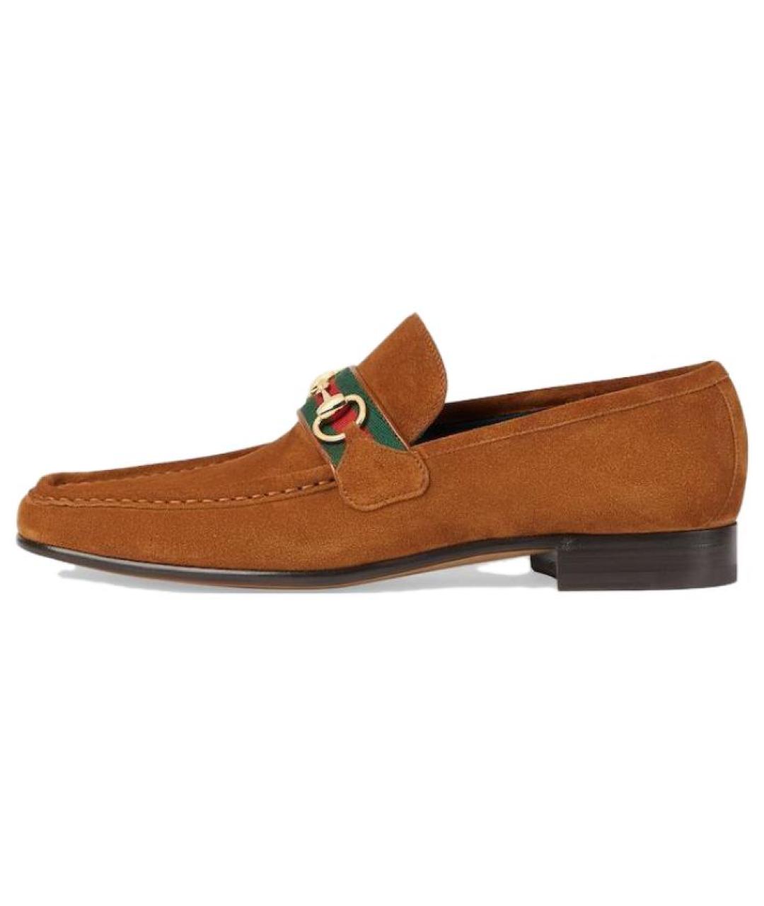 GUCCI Коричневые лоферы, фото 2