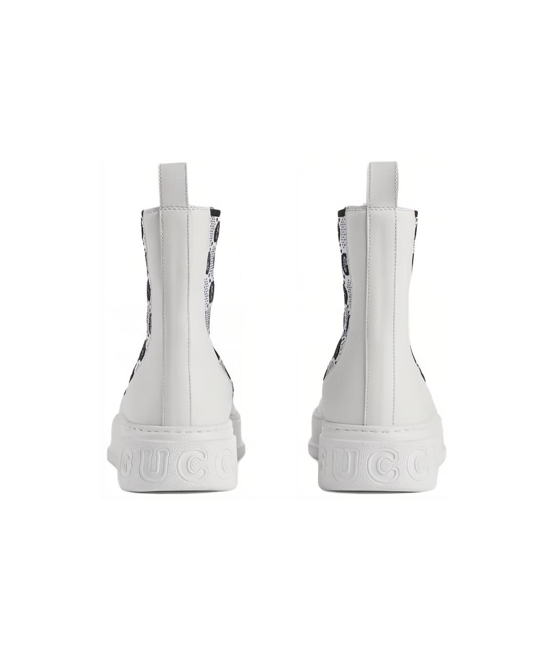 GUCCI Белые ботинки, фото 4