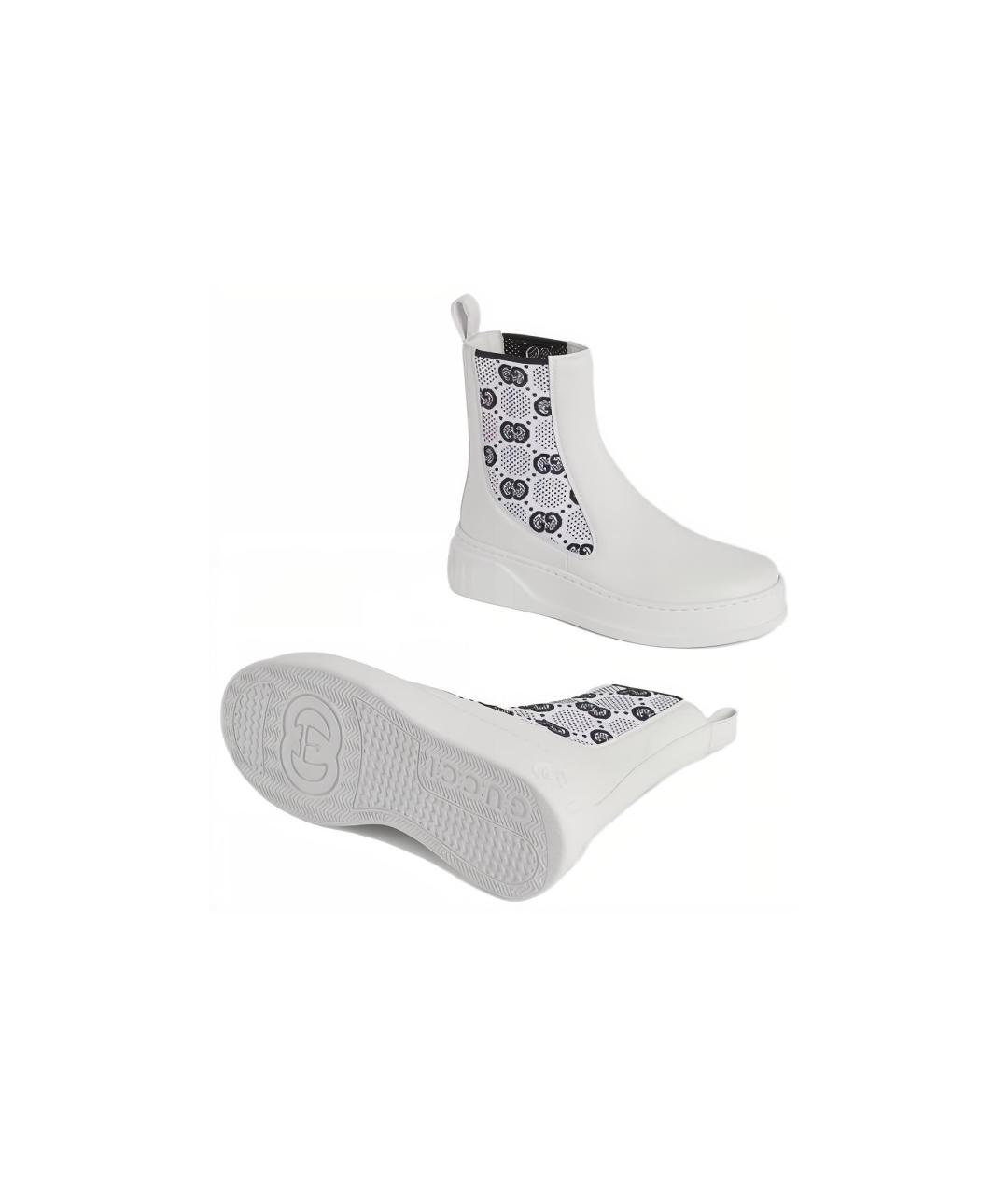 GUCCI Белые ботинки, фото 5